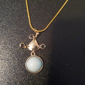 Gold Plated 925 Silver Necklace Handmade Artisan